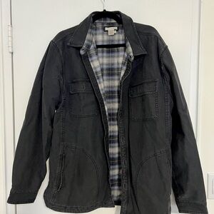 Carbon 2 Cobalt Men's Plaid Lined Flipside Jac-Shirt